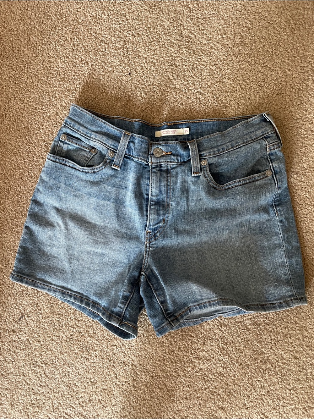 Levi's Women's Denim Shorts - Medium Blue Wash